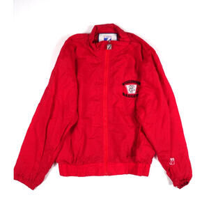 Vintage 90s Wisconsin Badgers Windbreaker Jacket Mens Medium NCAA Zip Up Logo 7
